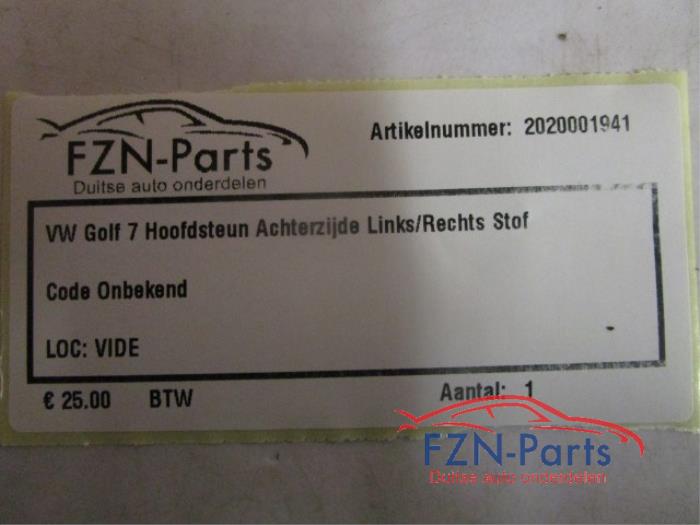 Hoofdsteun Volkswagen Golf (22734625)