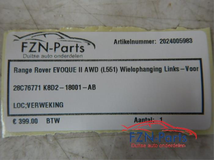 Wielophanging links-voor Landrover Evoque (22729789)