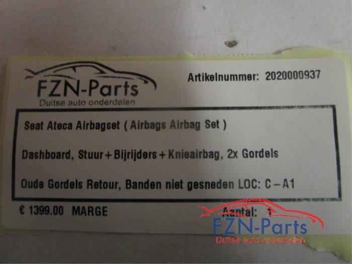 Airbag set + dashboard Seat Ateca (22727712)