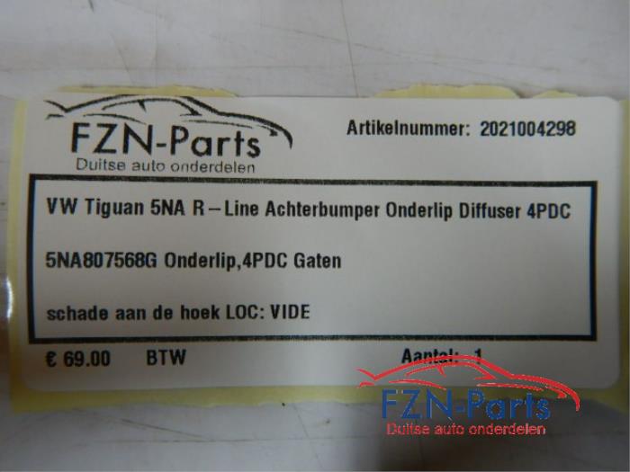 Diffuser achterbumper Volkswagen Tiguan (22727024)