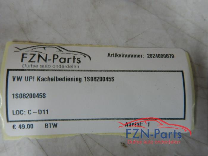 VW UP! Kachelbediening