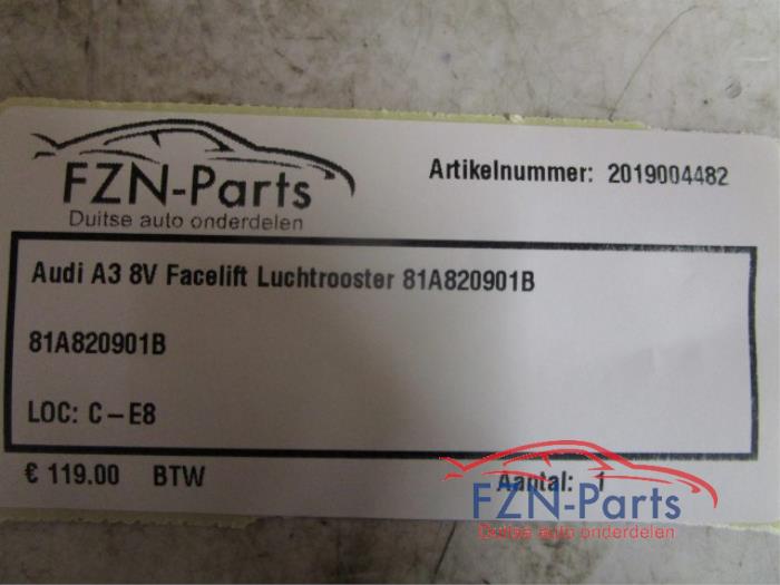 Luchtrooster Dashboard Audi A3 (22735945)