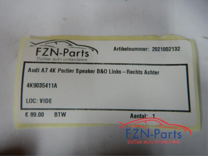 Luidspreker Audi A7 (22744678)