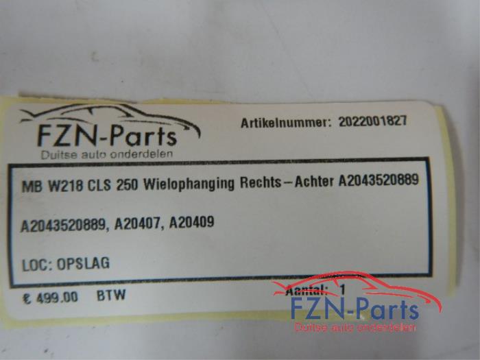 Wielophanging rechts-achter Mercedes CLS-Klasse (22729590)
