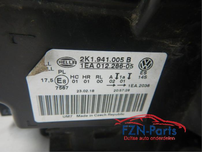 VW Caddy 2K5 Halogeen Koplamp Links