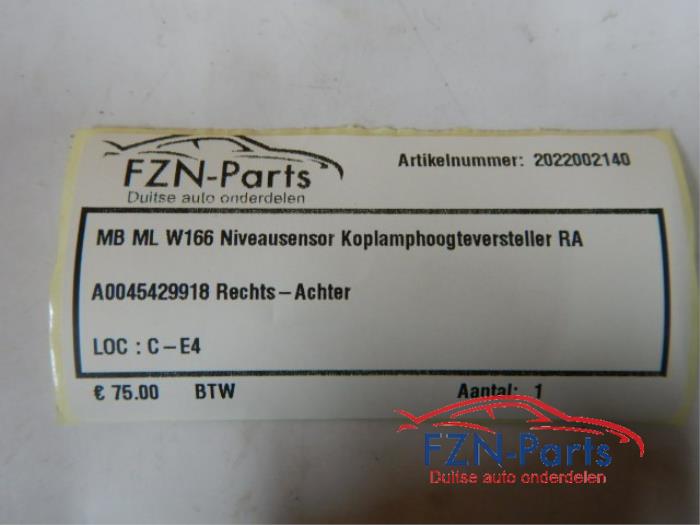 Koplamphoogte postitiesensor Mercedes ML-Klasse (22735419)
