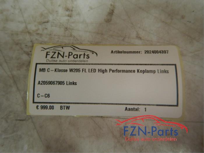 Mercedes-Benz C-Klasse W205 Facelift LED High Performance Koplamp Links C 160 (205.044) 112350 01-04-2015 01-11-2019
C 200 EQ Boost 4-matic (205.078) 131302 01-04-2018 01-05-2021
C 200 4-matic (205.043) 112354 01-04-2015 01-08-2018
C 220 d (205.014) 130969 01-05-2018 01-05-2021
C 300 4-matic (205.049) 118022 01-12-2013 01-08-2018
C 300 EQ Boost 4-matic (205.084) 136351 01-05-2019 01-05-2021
C 300 d 4-matic (205.019) 131844 01-06-2018 01-05-2021
C 300 e (205.053) 137148 01-07-2019 27-11-2022
C 200 (205.042) 100551 01-12-2013 01-08-2018
C 180 BlueTEC / d (205.036) 106289 01-05-2014 01-05-2018
C 300 BlueTEC Hybrid / h (205.012) 106292 01-05-2014 01-05-2018
C