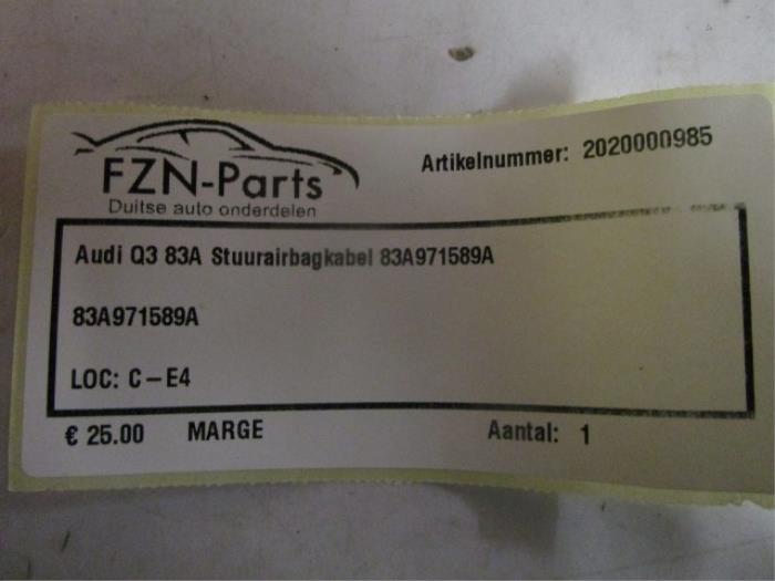 Kabelboom airbag (stuur) Audi Q3 (22730454)