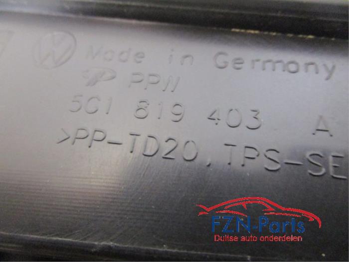 VW Golf 7 Facelift Parafaan Afdekkingsplaat