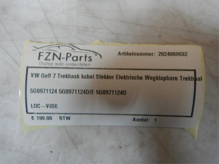 Trekhaak Volkswagen Golf (22744346)