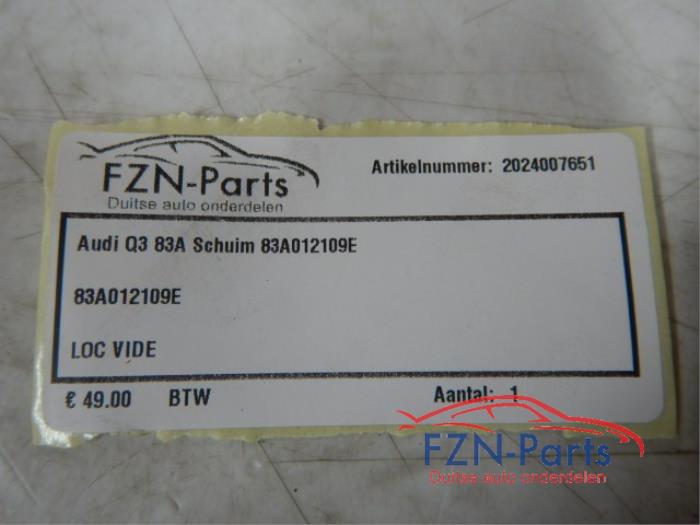 Audi Q3 83A Schuim