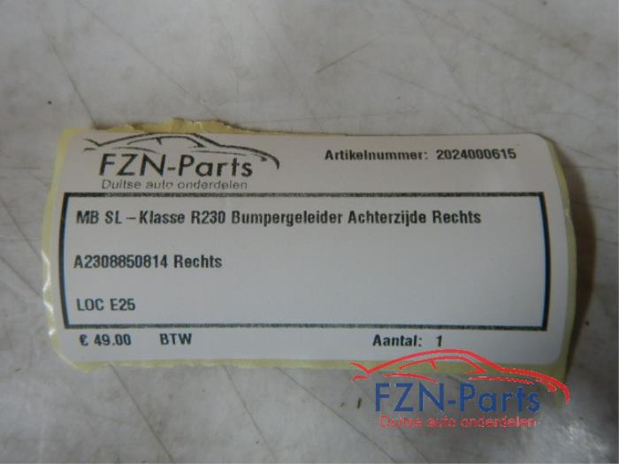 Mercedes-Benz SL-Klasse R230 Bumpergeleider Achterzijde Rechts
