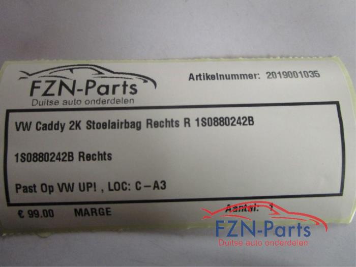 Airbag stoel (zitplaats) Volkswagen Caddy (22730672)