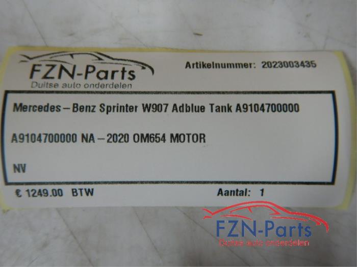 Adblue tank Mercedes Sprinter (22729238)