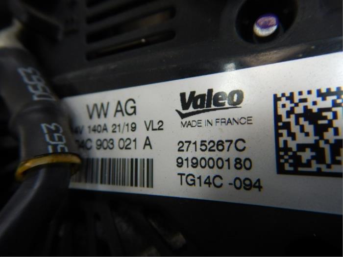 Dynamo Volkswagen Tiguan (22729068)