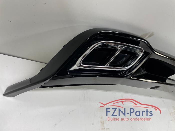VW Golf 8 R-Line Diffuser Onderlip Hoogglans Zwart