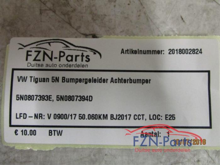 Bumpersteun links-achter Volkswagen Tiguan (22742832)