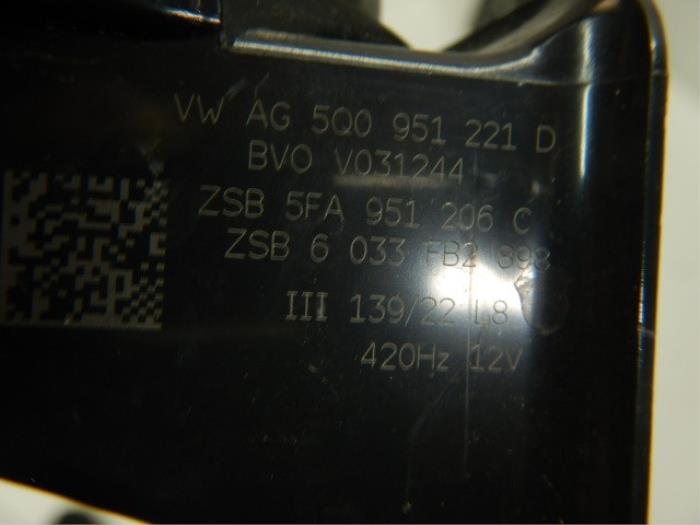 Seat Leon 5FA Claxon Toeter met Houder