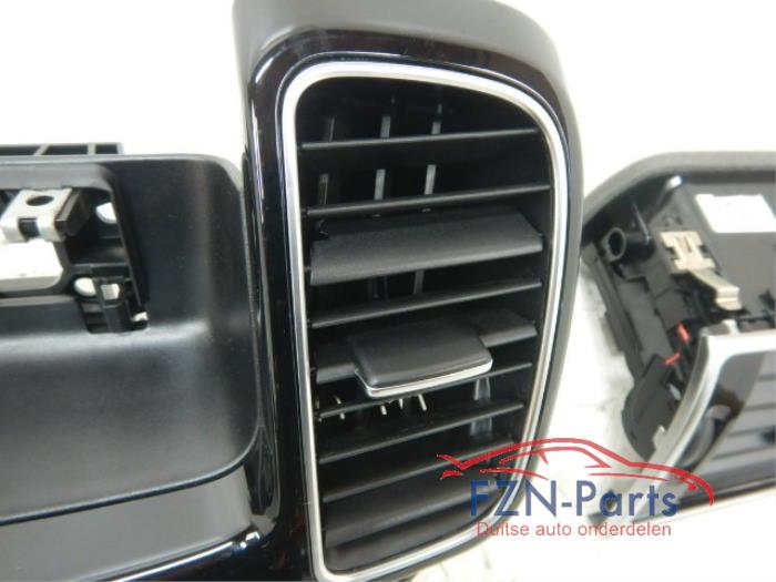 Mercedes-Benz GLE-Klasse W166 Inlegset Dashboard Luchtroosters Zwart