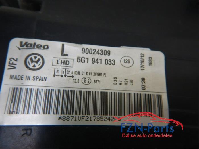 VW Golf 7 Xenon LED Koplamp Links