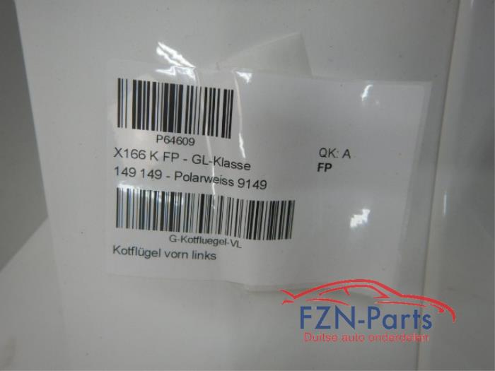 Mercedes Benz GLS / GL Klasse X166 Zijscherm Spatscherm Links