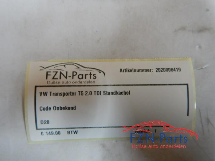 Standkachel Volkswagen Transporter (22744583)