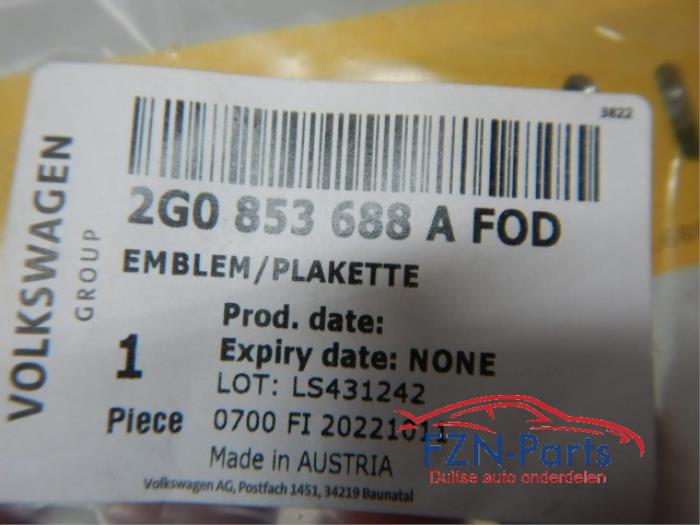 Embleem Volkswagen Polo (22729179)
