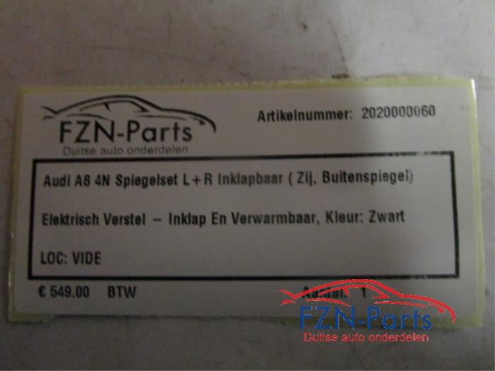 Spiegel links + rechts Audi A8 (22726318)