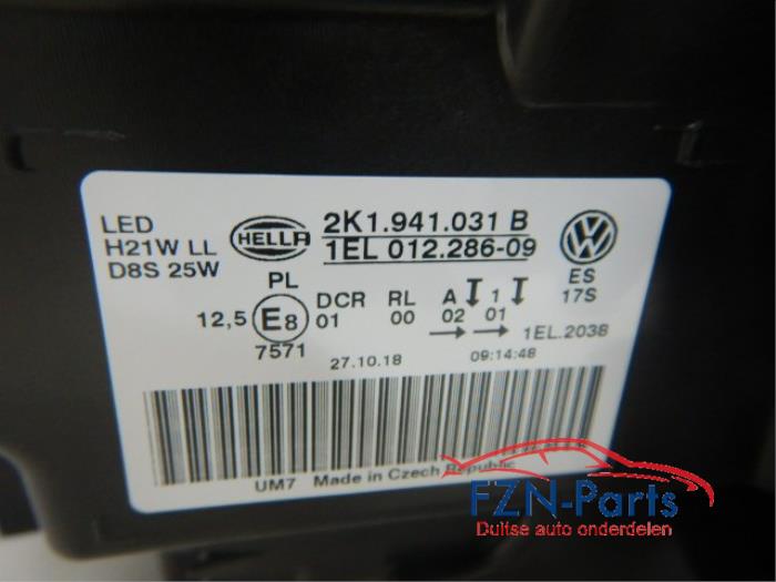 VW Caddy 2K1 2016 Xenon LED Koplamp Links L