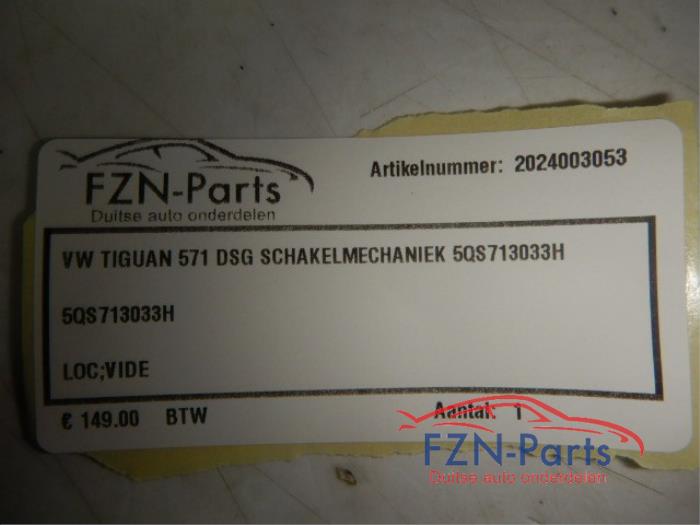 VW Tiguan 571 DSG Schakelmechaniek