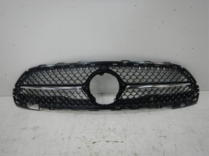 Mercedes-Benz C-Klasse W206 Diamond grille PDC Hoogglans Zwart Chrome