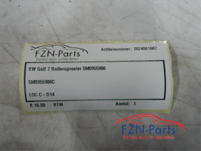 VW Golf 7 Ruitensproeier