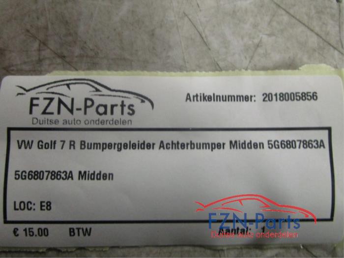 VW Golf 7 Bumpergeleider Achterbumper Midden