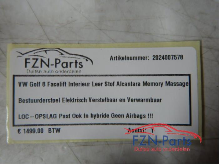 Bekleding Set (compleet) Volkswagen Golf (22743079)