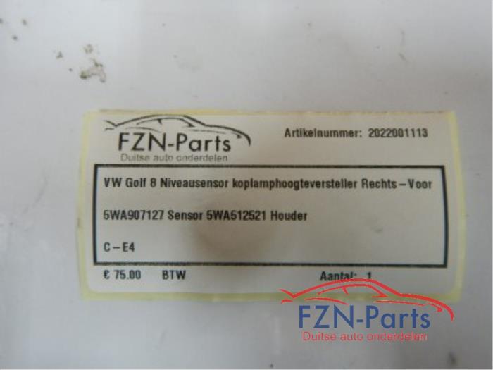 VW Golf 8 Niveausensor Koplamphoogteversteller Links-achter