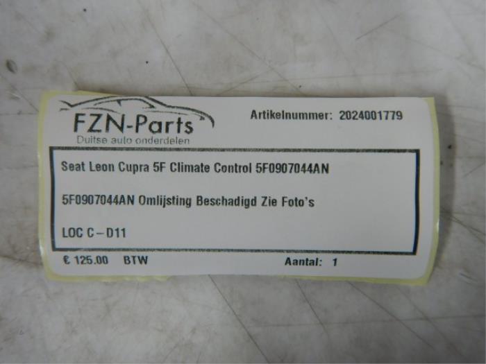 Seat Leon Cupra 5F Climate Control