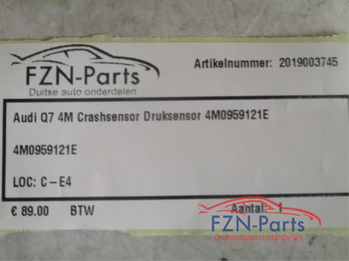 Audi Q7 4M Crashsensor Druksensor