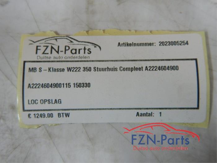 Mercedes-Benz S-Klasse W222 350 Stuurhuis Compleet
