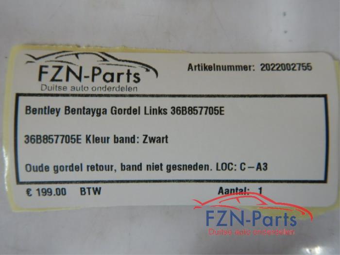 Veiligheidsgordel links-voor Bentley Bentayga (22728059)