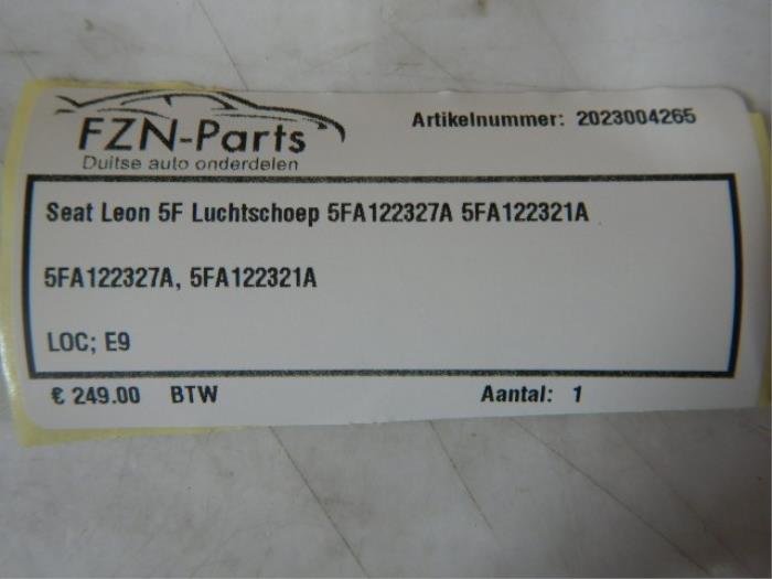 Luchtgeleider Seat Leon (22744278)