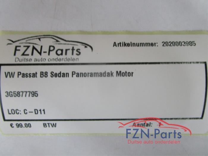 VW Passat B8 Sedan Panoramadak Motor