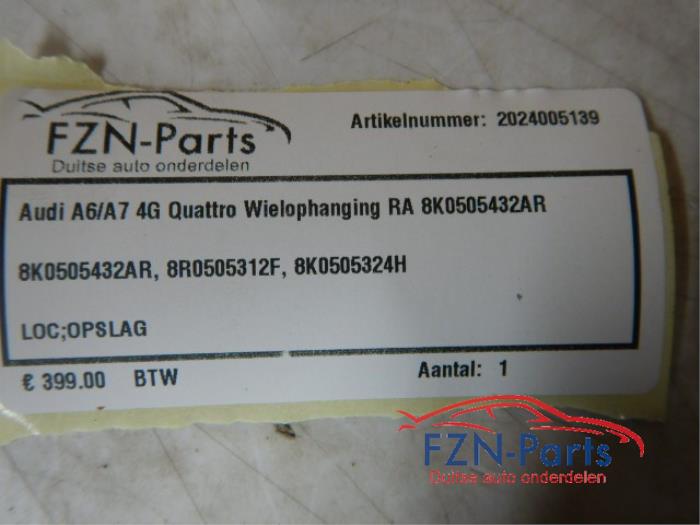 Wielophanging rechts-achter Audi A6 (22727452)