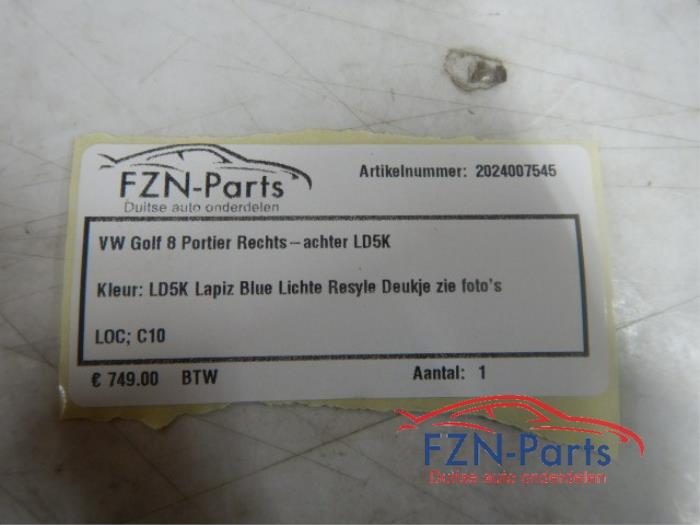 Portier 4Deurs links-achter Volkswagen Golf (22723608)