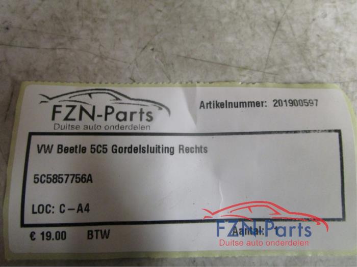Gordelaangever rechts Volkswagen Beetle (22741365)