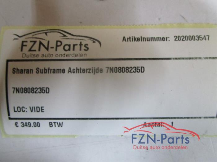Subframe Volkswagen Sharan (22726160)