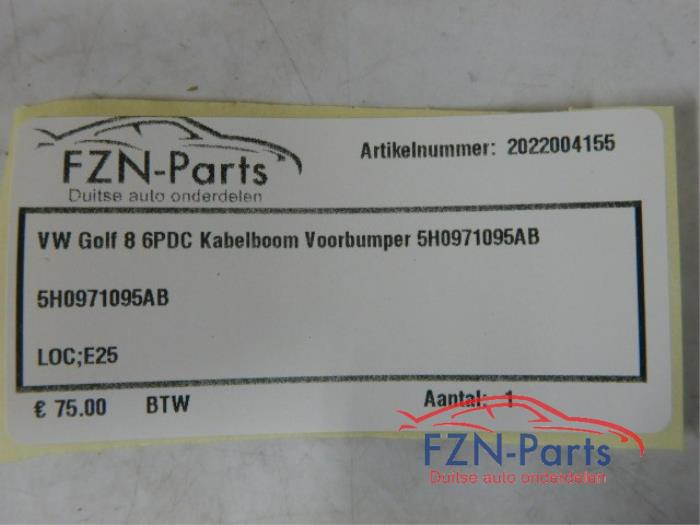 VW Golf 8 6PDC Kabelboom Voorbumper