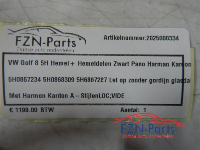 Hemelbekleding Volkswagen Golf (22734535)