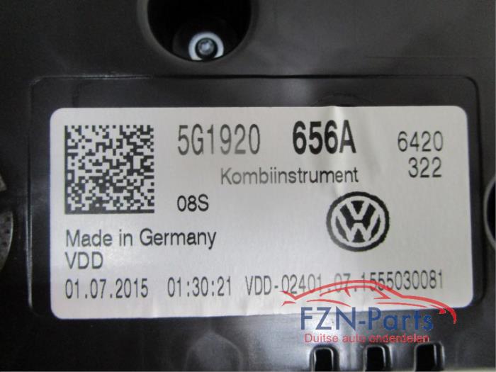 VW Golf 7 GTI Kilometerteller