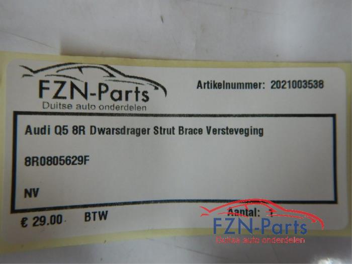 Audi Q5 8R Dwarsdrager Strut Brace Versteviging