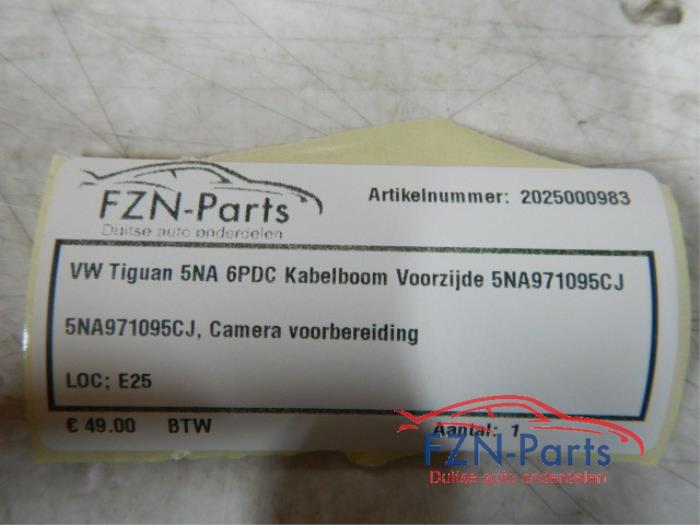 VVW Tiguan 5NA 6PDC Kabelboom voorzijde
